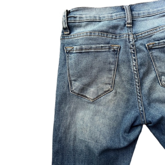 Kancan Estilo Size 3 waist 25 26, stretch skinny distressed midrise jeans. VGUC - Picture 8 of 12